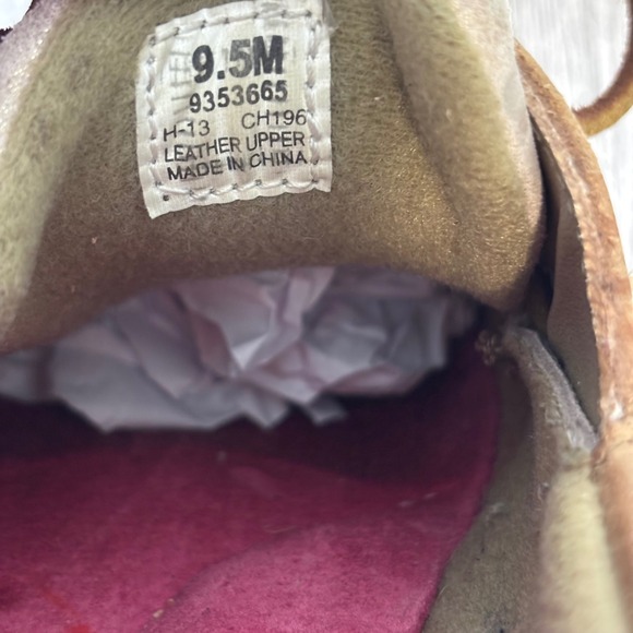 Sperry Top Sider Women's 9.5 M Boat Shoes Tan Leather Lace Up Slip On Moccasins - Picture 5 of 9